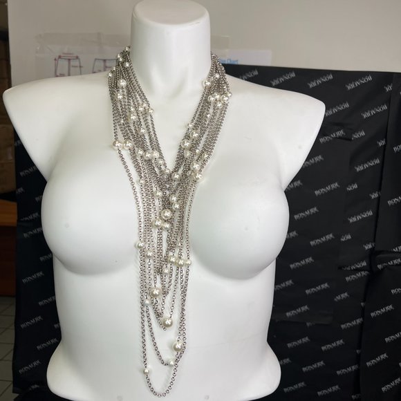 ROSANTICA MILANO SILVER EVENING NECKLACE| WOMENS - Picture 3 of 3